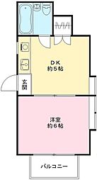 間取図画像 1DK