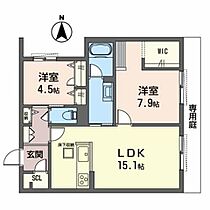 シャーメゾン　イーストコート 0101 ｜ 兵庫県揖保郡太子町東保218（賃貸アパート2LDK・1階・65.04㎡） その2