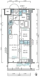 品川区東品川4丁目マンション 2LDKの間取図画像