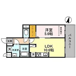 トリニティ三国ヶ丘 3階/-