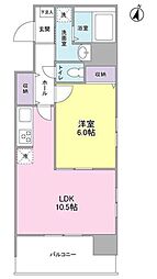 ラークガーデン木場 1LDKの間取図画像