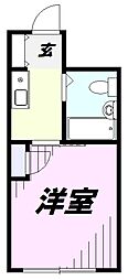 TOP新狭山第2 1Kの間取図画像