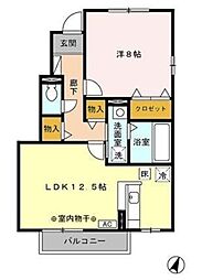 グランモア 1LDKの間取図画像
