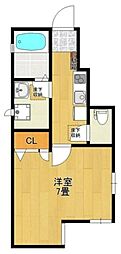 YTハウス 1階1Kの間取り