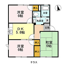 フレグランス・S　A 1階