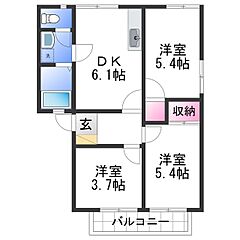 物件の間取り