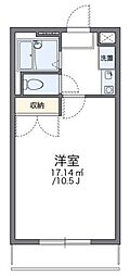 レオパレスシャルマン 1Kの間取図画像