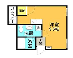 セレーノ・プリモ ワンルームの間取図画像