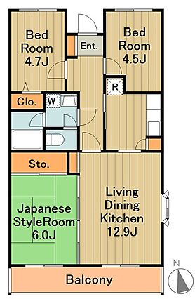フォレストマンション_間取り_0