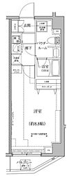 パティーナ桜台DUO 1Kの間取図画像