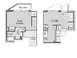 ASTILE中目黒 1LDKの間取図画像