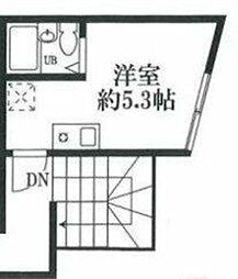 カモミール阿佐ヶ谷 ワンルームの間取図画像