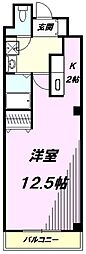 フォーリア ワンルームの間取図画像