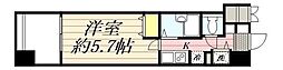 HF南麻布レジデンス 1Kの間取図画像