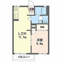 フレグランス上大沢B 1階/102