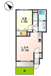プロニティ 1LDKの間取図画像