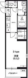 リブリ・エトワール3 1Kの間取図画像