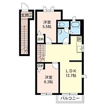 サンライズハイム 00202 ｜ 神奈川県横須賀市野比３丁目18-2（賃貸アパート2LDK・2階・56.00㎡） その2