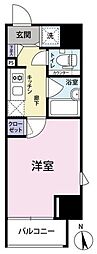 ヴェルト新宿夏目坂 1Kの間取図画像