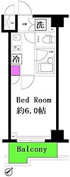 ルーブル溝の口参番館 1Kの間取図画像