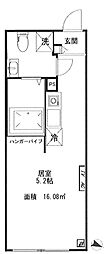 クレサージュ青戸 ワンルームの間取図画像