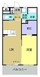 Ｌｕｔｏｒｉｉｎｅ 3階1LDKの間取り