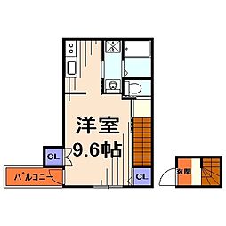間取図画像 1K