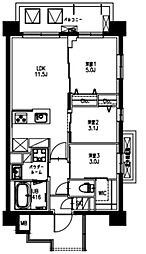 間取図画像 3LDK