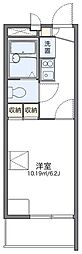 レオパレスラヴェンナ 2階1Kの間取り