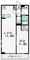 間取図画像 1LDK
