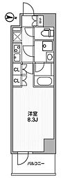 アーバンパーク浅草 1Kの間取図画像