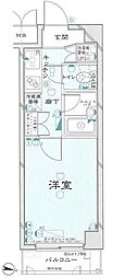 ルーブル都立大学2 1Kの間取図画像