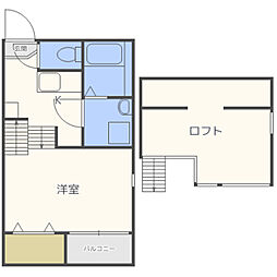 PlumStump 1Kの間取図画像