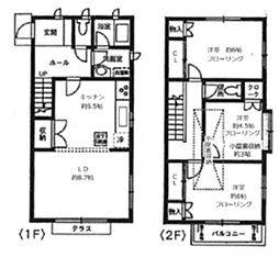 小久保邸賃貸住宅 1階3LDKの間取り