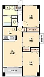 S-FORT青葉しらとり台 5階3LDKの間取り