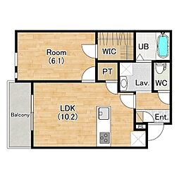 間取図画像 1LDK