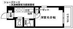 RESIDIA中野富士見台 1Kの間取図画像