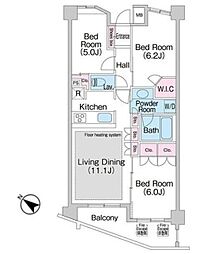COMFORIA上池台 3LDKの間取図画像