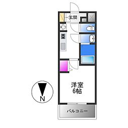 Osaka Metro中央線 深江橋駅 徒歩7分の賃貸マンション 7階1Kの間取り