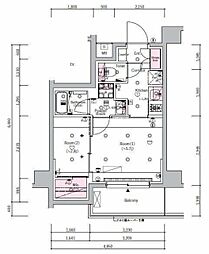 SYFORME KITA-SENJU 2Kの間取図画像