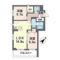 ボナール・レジデンス 00203 ｜ 埼玉県春日部市粕壁7033-1（賃貸マンション2LDK・2階・66.38㎡） その2