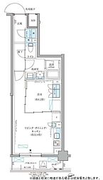 パークアクシス文京本郷 1LDKの間取図画像