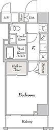ミリア・レジデンス駒込 1Kの間取図画像
