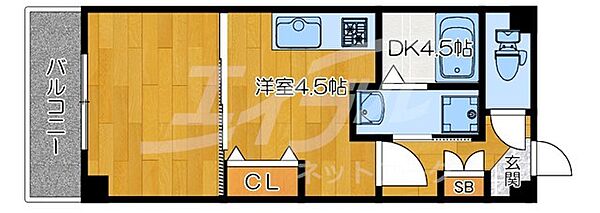 大阪府大阪市旭区中宮５丁目(賃貸マンション1DK・5階・23.72㎡)の写真 その2