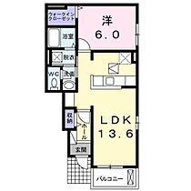 静岡県富士宮市大岩14番地の1（賃貸アパート1LDK・1階・46.06㎡） その2