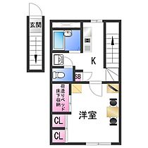 レオパレスＷＩＮ  ｜ 和歌山県和歌山市本脇（賃貸アパート1K・2階・26.40㎡） その2