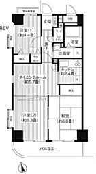 グランシエロ川口本町 3DKの間取図画像