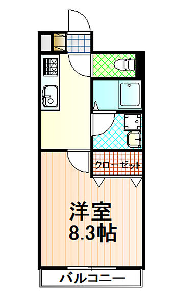 静岡県富士市中央町１丁目(賃貸マンション1K・1階・28.00㎡)の写真 その2