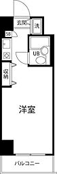 T'sgardenSHIN-MARUKO ワンルームの間取図画像