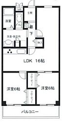 ハイムあじさい 3LDKの間取図画像